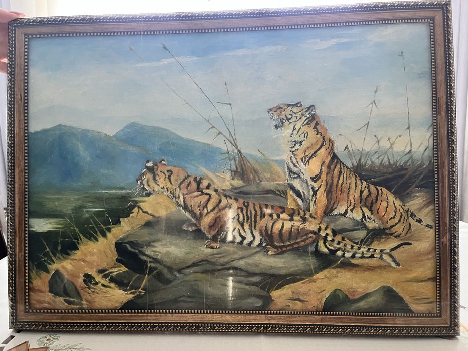 Картина «Тигры» г.Павлодар