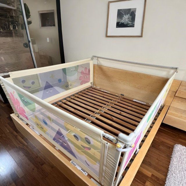 PACHET 3 Bariere Empria protectie pat 180X200 cm + bara stabilizatoare