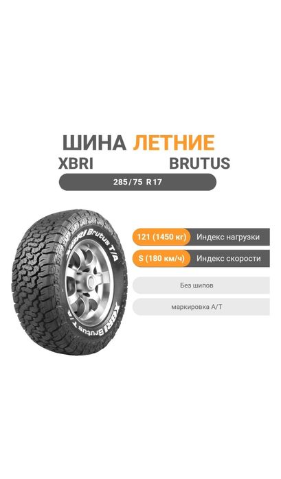 XBRI Brutus 285/75 R17 121 S