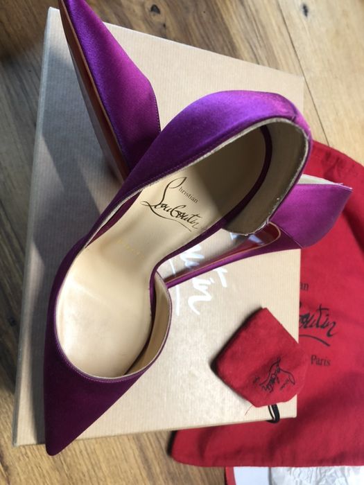 Pantofi Louboutin Iriza satin 120