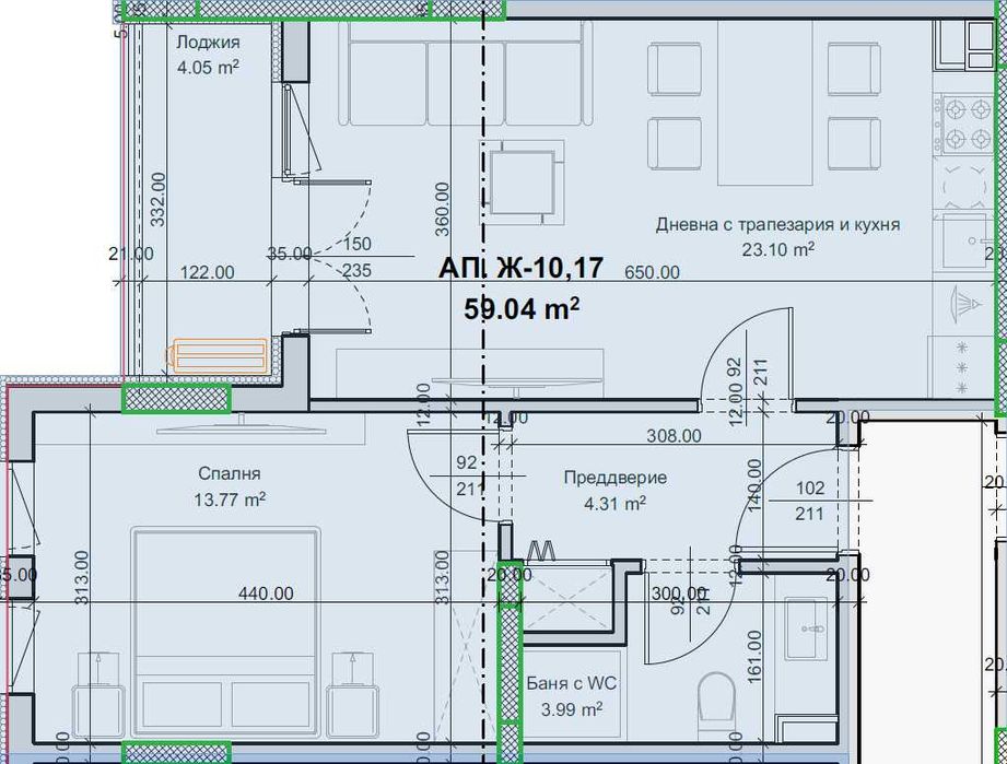 Продава се Двустаен апартамент в Пловдив, Христо Смирненски - 75 кв.м за 1242 €/кв.м - Снимка #6