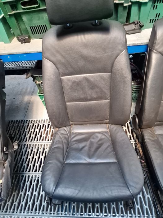 Scaune bancheta interior bmw e60 e61 cu  încălzire piele neagra