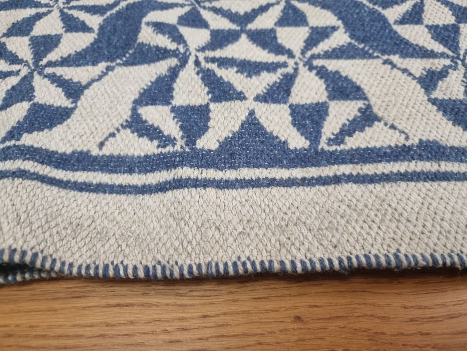 Covor țesut manual vechi 2,40 m x 1,80 m