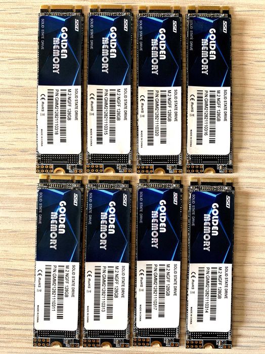 SSD M.2 NVMe Golden Memory 128 GB