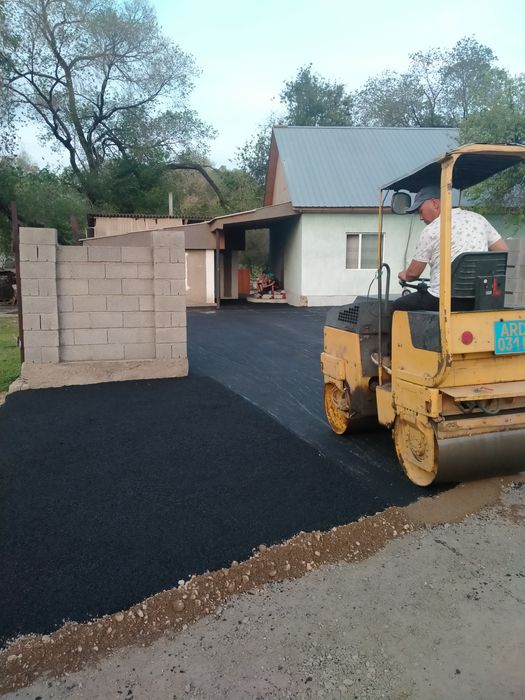 Асфальтирование дорог. Асфальтные работы