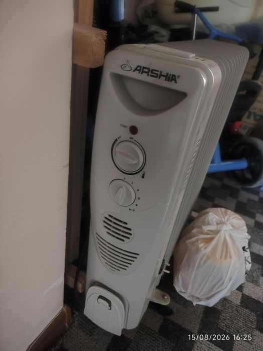 Elektr isitgich moyli qovurgali radiator