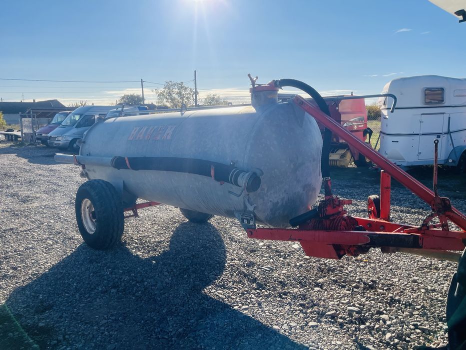 Vidanja, vidanjor, vitanje 3.000 l, zincata Bauer cu furtun si pompa