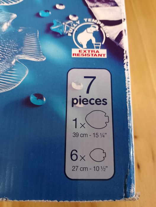 Люминарк тарелки рыбка посуда