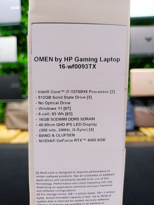 HP Omen 16 i7 4060