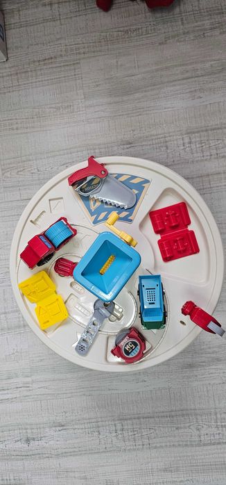 Set de joaca cu plastilina, Santierul creativ, Plastelino.
