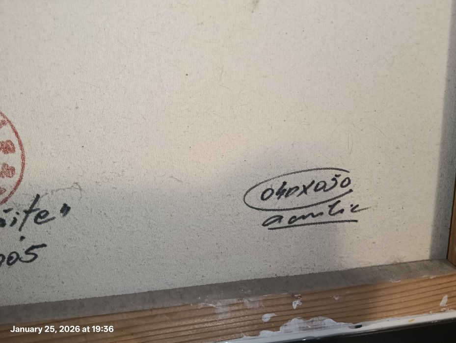 Tablou Teodor Vișan – 2005, pictură originală, 62×52 cm