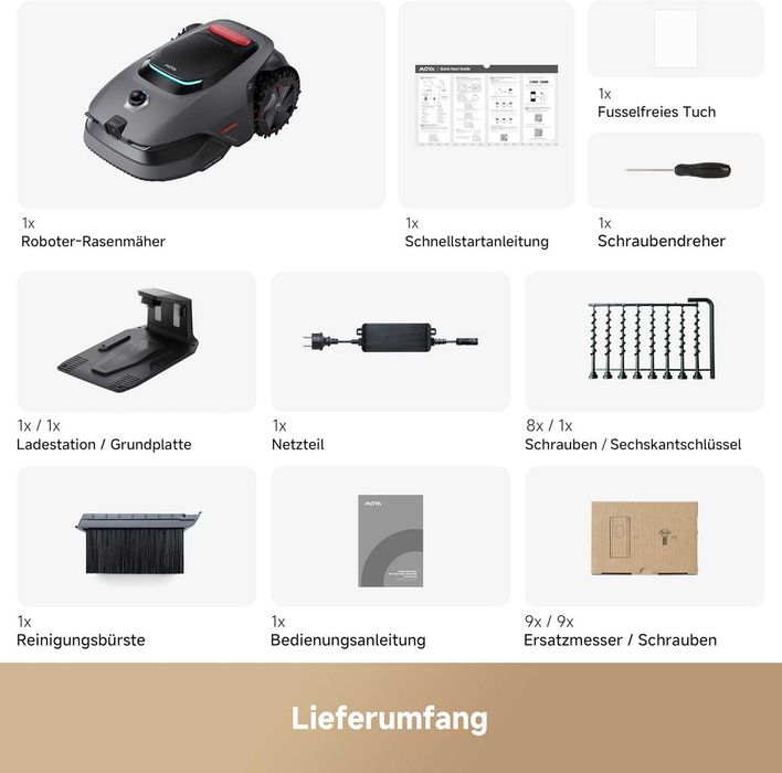 Нов Робот за Косене на Трева Mova LiDAX Ultra 1200 - 1200 м², 2 години Гаранция, 3D LiDAR, Без Периферен Кабел