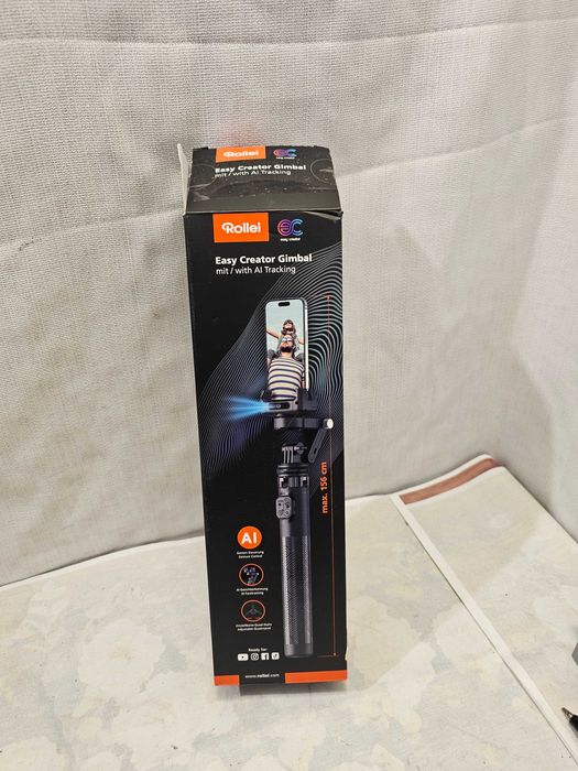Gimbal Stabilizator Telefon Rollei Easy Creator AI Tracking Stativ 156cm