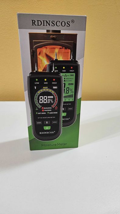 Измервател за влага перфектен за дървен материал, строителни материали