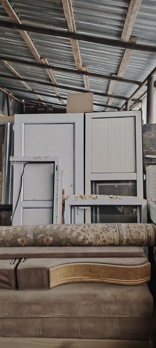 Продам бу окна и двери