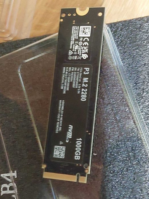 1TB M.2 NVMe - Crucial P3, Samsung