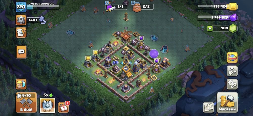 Аккаунт Clash of Clans Клэш