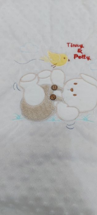 Paturica bebe cu fermoar și capse