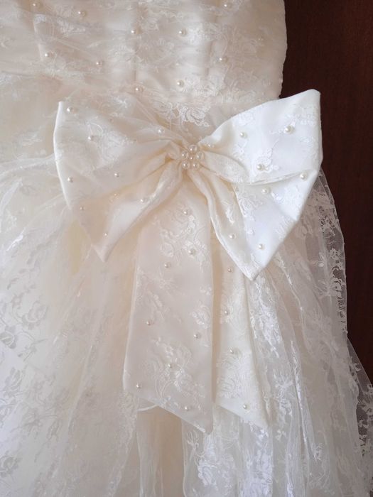 Булчинска рокля с перли