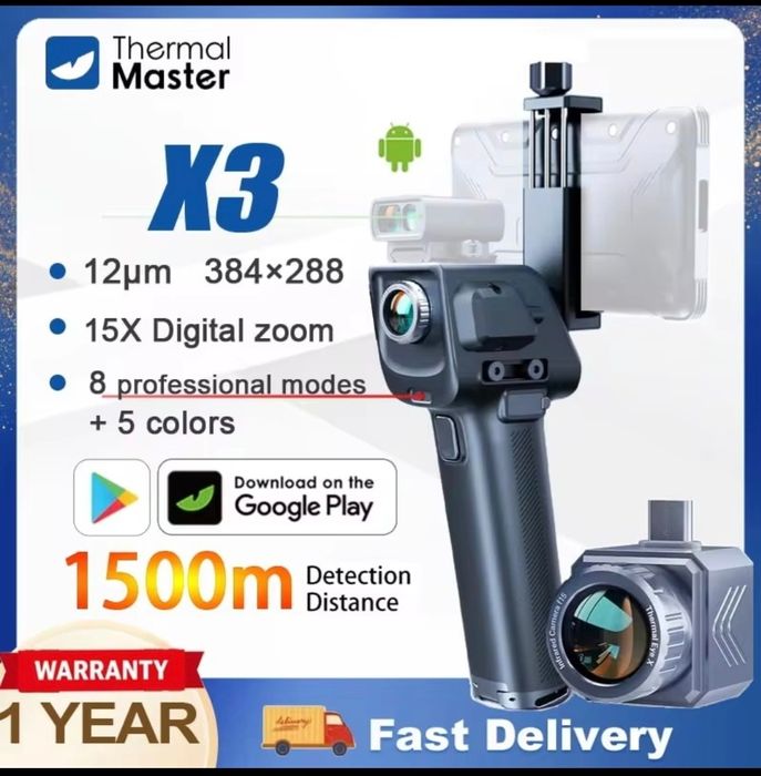 Термо камера за лов. Thermal Master X3