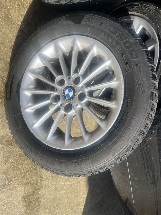 Лети джанти 16-ки с почти нови зимни гуми за БМВ Е39 Е46