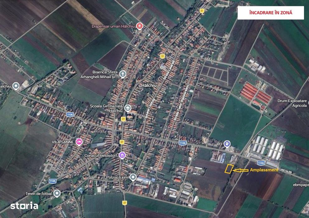 De vânzare teren intravilan în Hălchiu, 5000 mp
