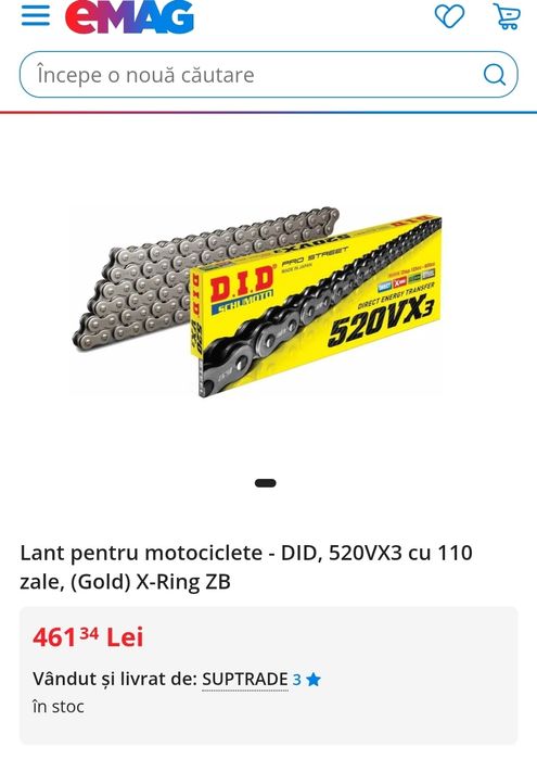 Lant pentru motociclete DID 520VX3