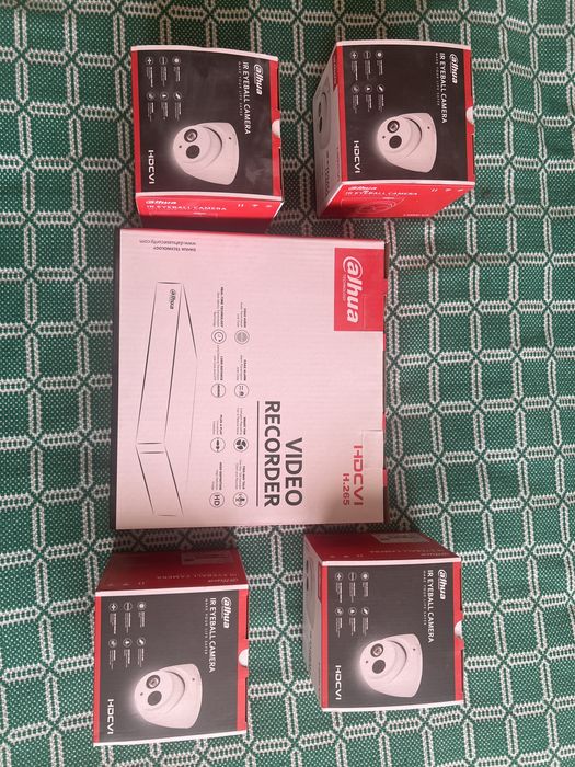 Dahua – 4 камери + 8-канален рекордер (без HDD)