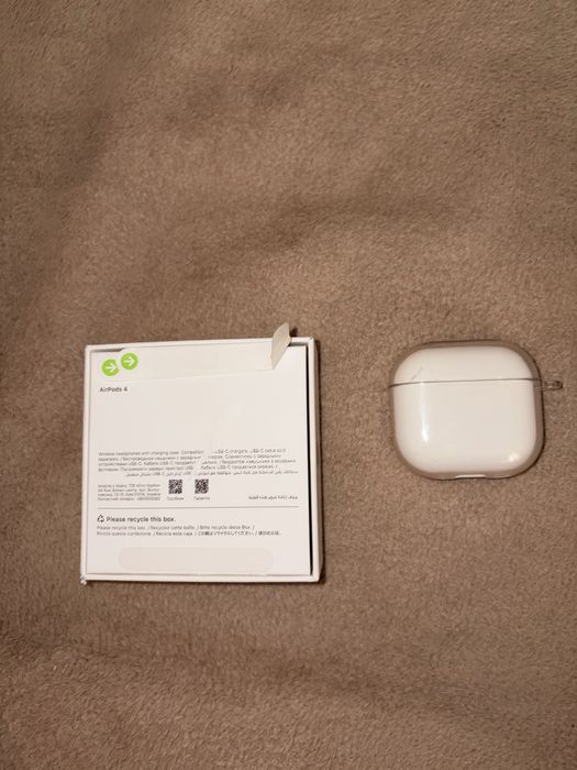 Новые эирподс 4 с коробкой