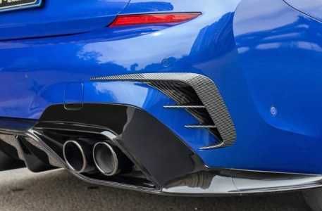 Extensii Ornamente Prelungiri Flapsuri Bara Spate BMW G20 G21, Carbon