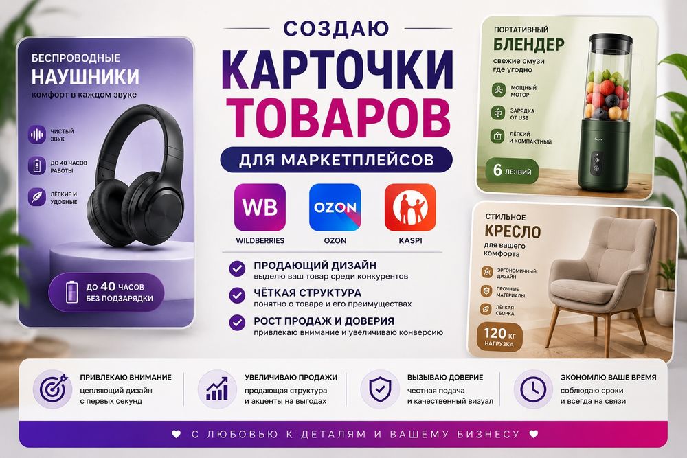 Создаю карточки для маркетплейсов