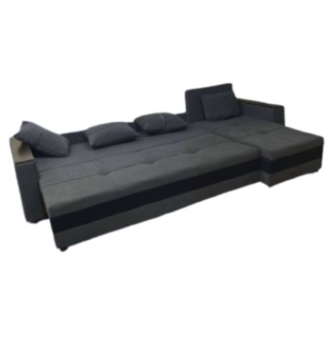 Угловой диван серый