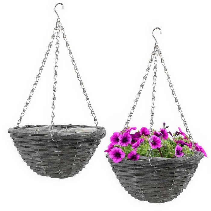 Висяща кошница от ракита