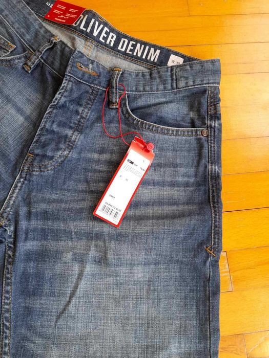 Мъжки дънкови 3/4 панталони S.Oliver