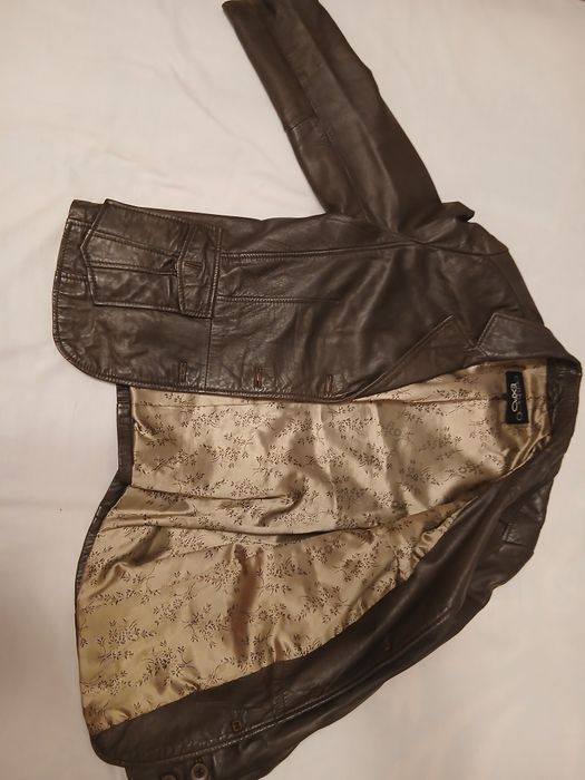 Куртка кожаная, женская