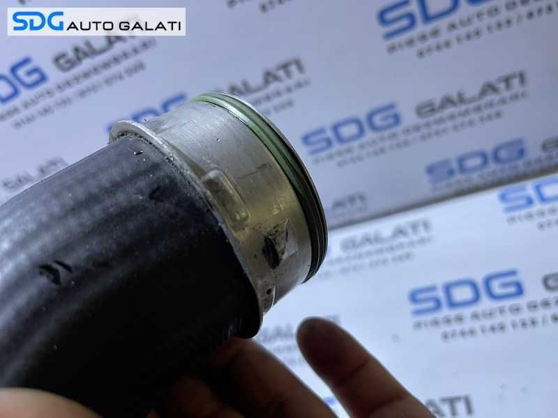 Furtun Conducta Presiune Aer Intercooler Skoda Octavia 2 2.0 TDI BMM 2004 - 2013 Cod 3C0145832D [D0903]
