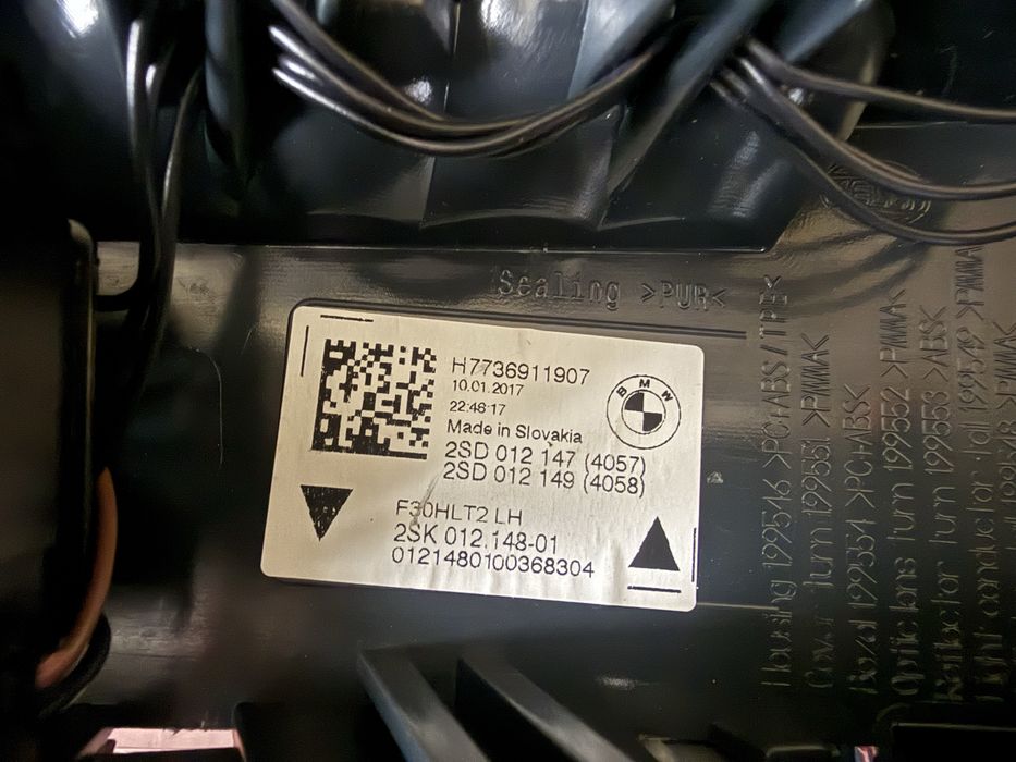 Стоп стопове BMW F30 F80 LCI LED БМВ Ф30 Ф80 Забележки