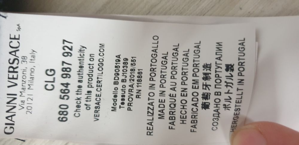 Versace VERSUS Gianni Versace Cotton Size M / S ОРИГИНАЛ! Дамска блуза