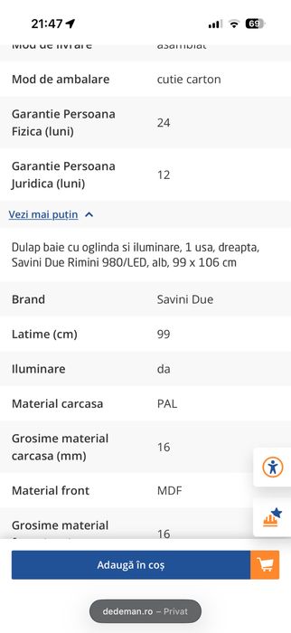 Mobilier Baie complet