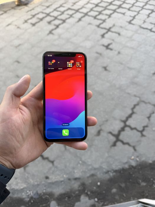 Iphone X память 64гб акб 75%