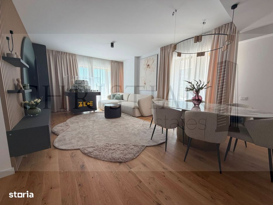 Apartament zona Unirii | 3 cam | Mobilat Lux | Terasa Superba - 150 mp