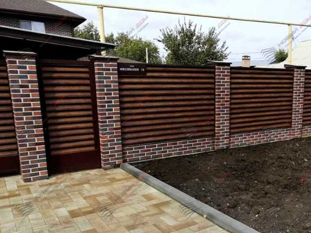 Забор жалюзи еврозабор