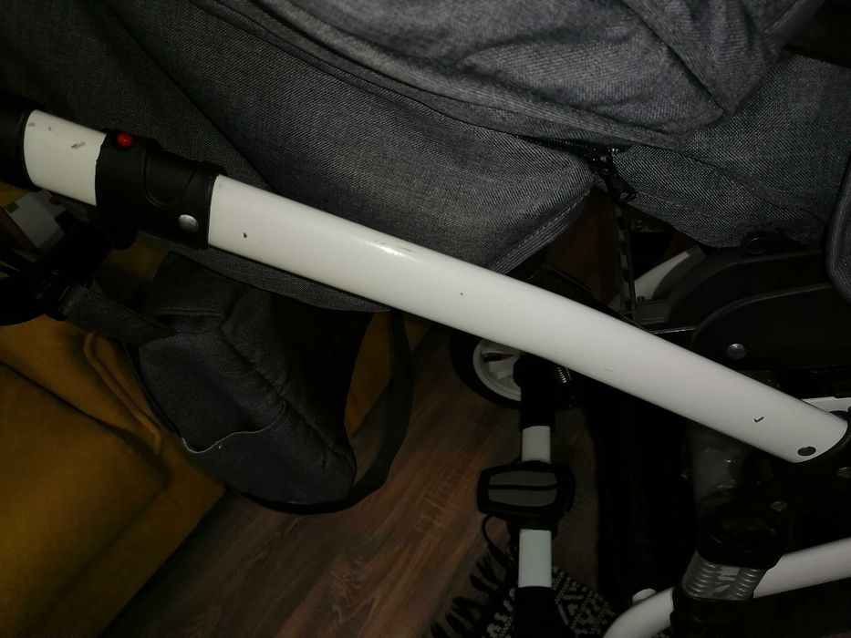 Комбинирана бебешка количка 3в1 Lorelli Mia, Red and Black