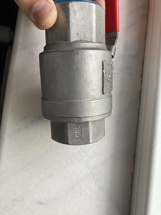 Robinet inox un tol si jumatate