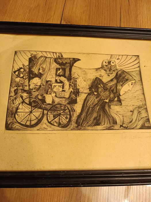 Tablou grafic Geta Brătescu