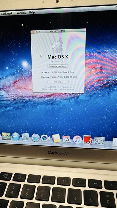 Macbook air a1237 13"