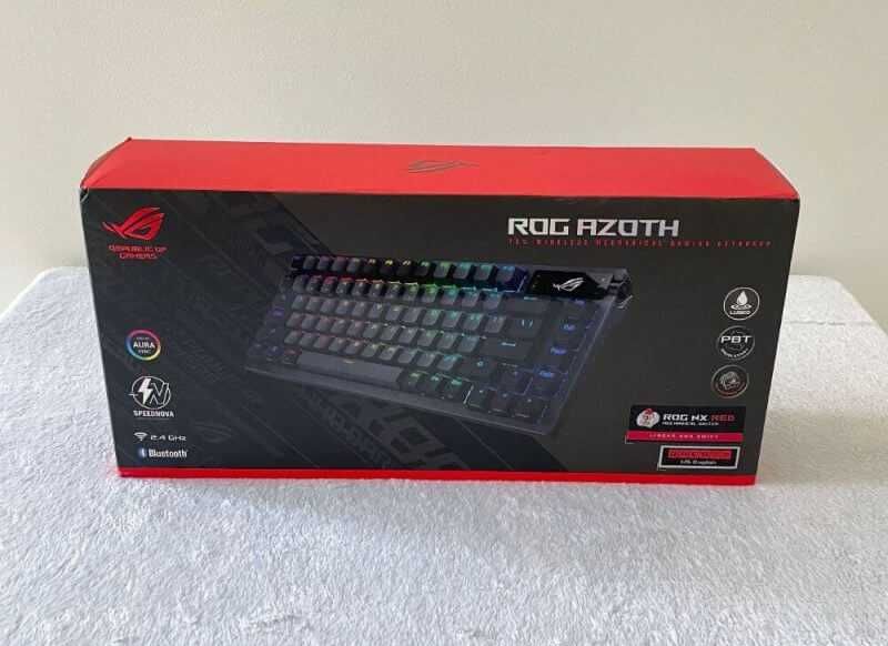 Tastatura ASUS ROG Azoth, Womier Full POM Grey Switch - Pachet complet
