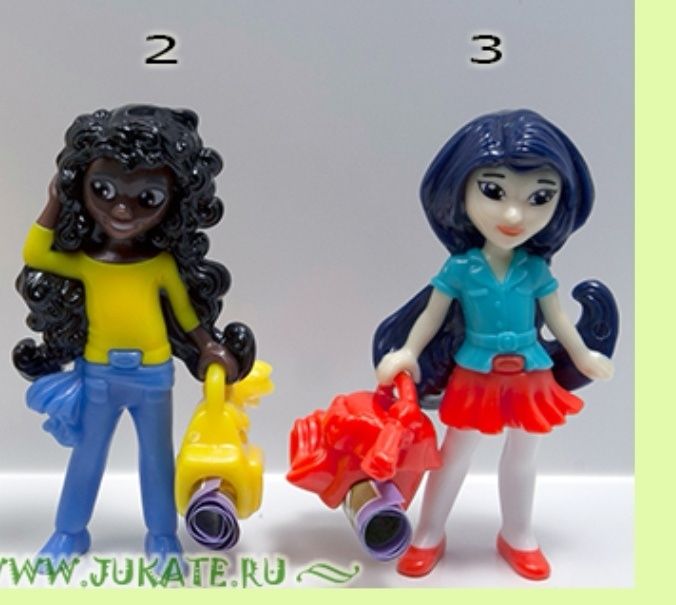 Киндер игрушки из разных серий.