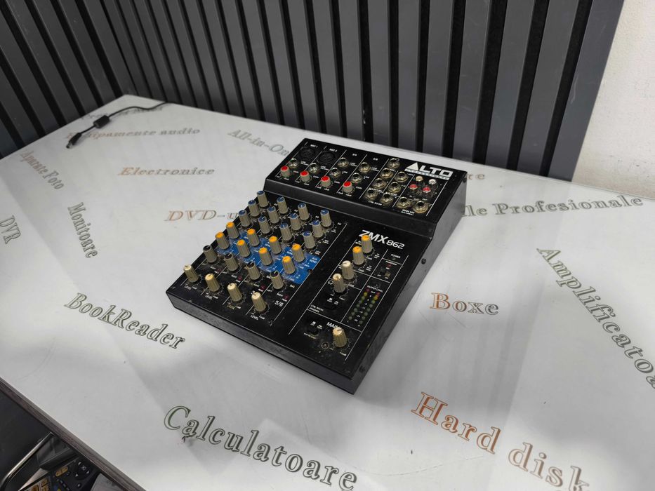 Mixer audio Alto Professional ZMX862 6 canale XLR phantom EQ