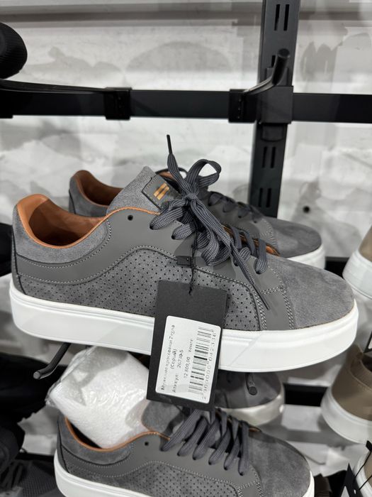 Мужские классические кеды Zegna под брюки и слаксы